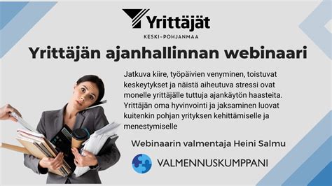 Yritt J N Ajank Yt Nhallinnan Webinaari Valmennuskumppani Heini Salmu