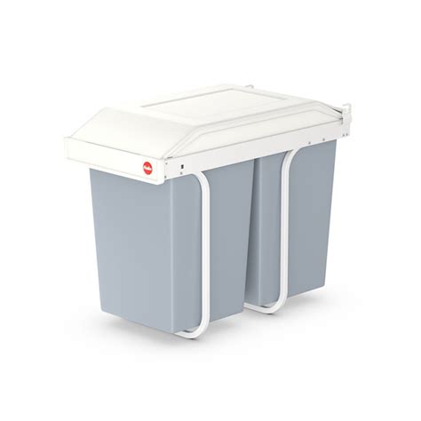 HAILO Poubelle de cuisine tri sélectif encastrable 2 x 14 Litres