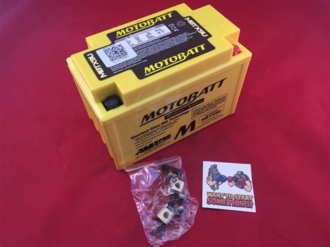 NEW Motobatt AGM Battery MBTX9U Will Replace YT12ABS YTX9BS YTZ12S