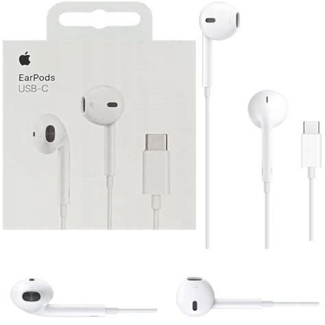 Oryginalne S Uchawki Apple Earpods Ze Z Aczem Usb C Do Iphone Pro