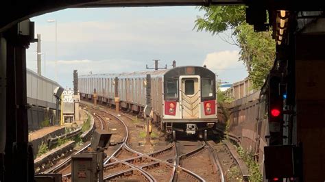 MTA New York City Subway Flushing Main Street Bound Kawasaki R188 7