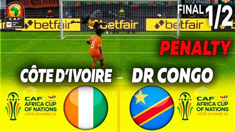 Cote D Ivoire Vs Dr Congo Longest Penalty Shootout African Cup