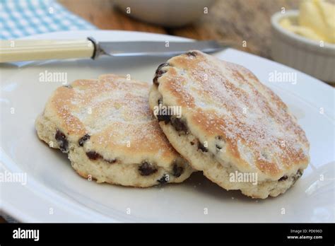 traditional welsh cakes Stock Photo - Alamy