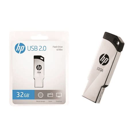 Ripley MEMORIA USB 32GB HP FLASH DRIVE V236W ACERO