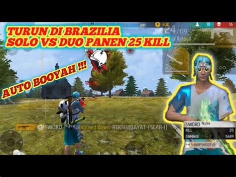 SOLO VS DUO ACAK ACAK BRAZILIA PAKE BUNDLE KEREN AUTO BOOYAH