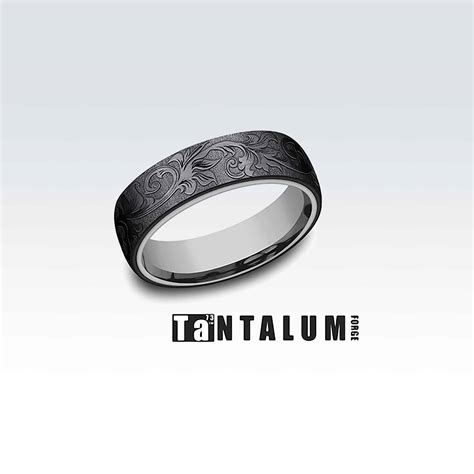 TANTALUM & BLACK TITANIUM RING