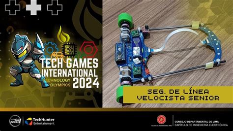 Seguidor De L Nea Velocista Senior Tech Games International