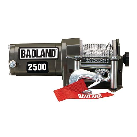 2500 Lb Atvutility Winch With Wire Rope