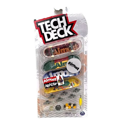 Compre Kit 4 Skate de Dedo Coleção Almost Tech Deck aqui na Sunny