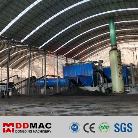 Triple Pass Rotary Drum Dryer For Limestone Feldspar Diamond Silica