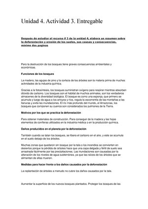 Unidad 2 actividad 2 desarrollo sostenible A Después de consultar el