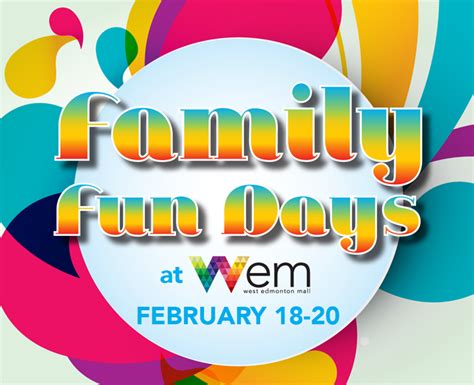 Family Fun Days at WEM