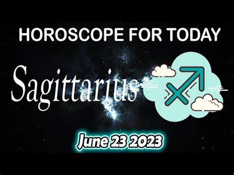 BE CAREFUL WITH BETSSAGITTARIUS Horoscope For Today JUNE 23 2023