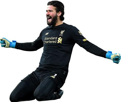 Alisson Becker Liverpool football render - FootyRenders