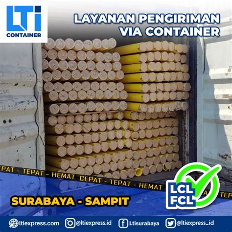 Jasa Pengiriman Container Surabaya Sampit Murah LTI Container