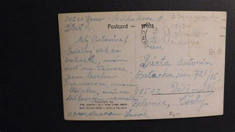 1922 Czechoslovakia Postcard Cover Brno RPPC Jerusalem The Old City