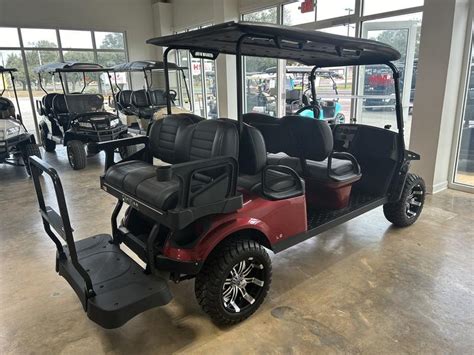 2023 E Z Go Express™ L6 Gas Inferno Red Handm Golf Cart Sales