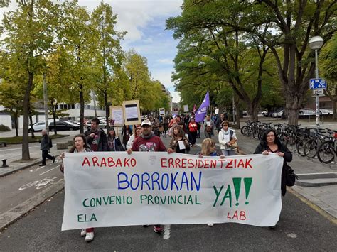 Amplio Seguimiento De La Huelga En Las Residencias Privadas Y Viviendas Comunitarias De Araba