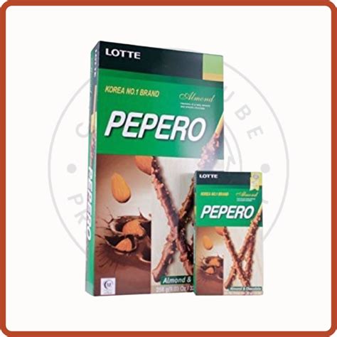 Lotte Pepero Almond Chocolate Big Pack G Shopee Malaysia