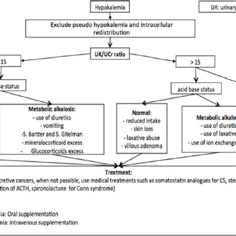 Algorithm Of Hypokalemia Management[48 129 139] In The Case Of