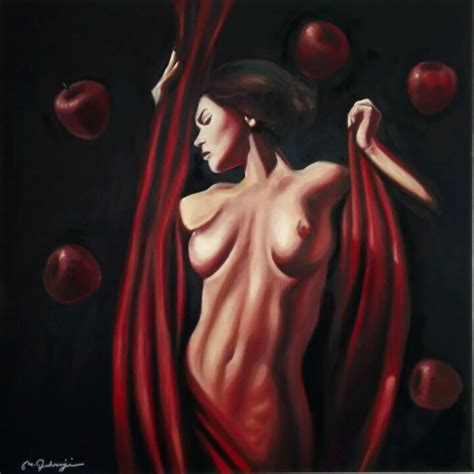 Naked Dark Painting By Mehdi Fahraji Artmajeur