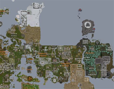 What The World Map Looks Like To A Hcim R Runescape