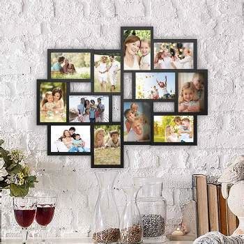 Northlight 27.75" White Multi-size Collage Photo Picture Frame Wall ...