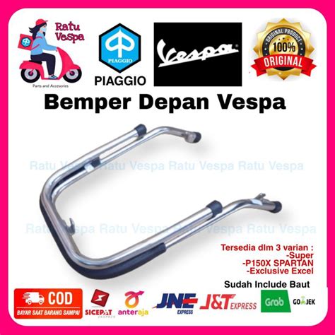 Jual Bemper Depan Vespa SUPER P150X SPARTAN EXCLUSIVE EXCEL Shopee