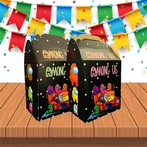 50 Cajas Dulceros Personajes Fiesta Carton Aguinaldos Cajita En Venta