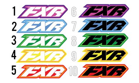Fxr Stickers Outdoors Snowmobile Decals Racing Motocross Etsy