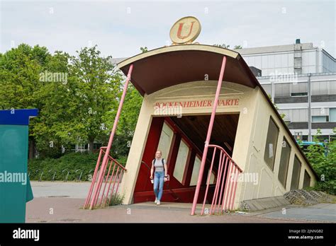 Underground Station Bockenheimer Warte Frankfurt Am Main Hesse