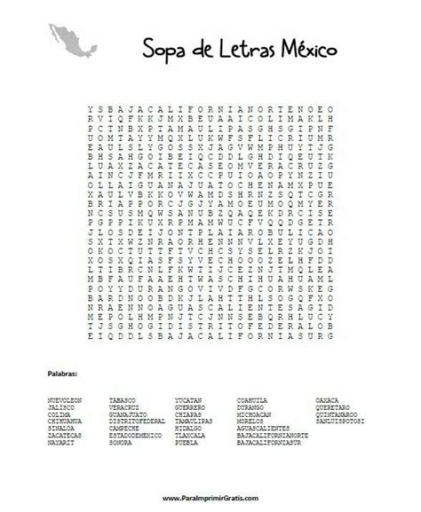 Pin de Isa en geografía Sopa de letras Sopas de letras para imprimir