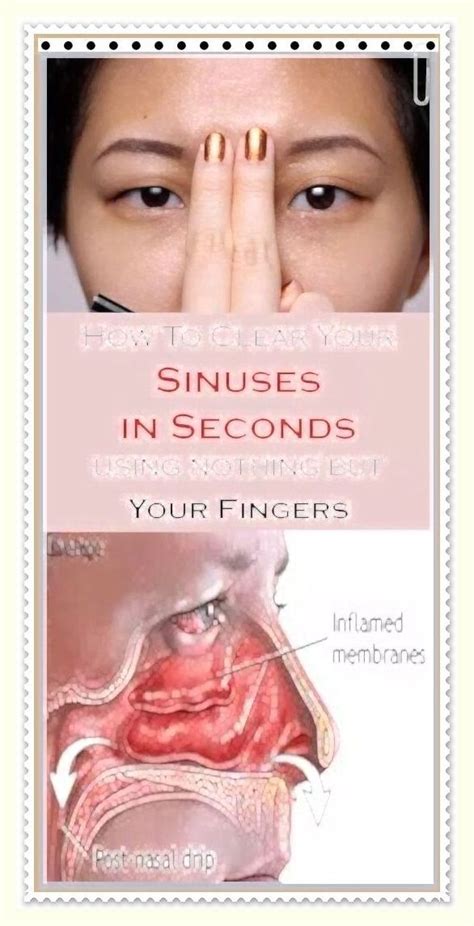 How To Clear Your Sinuses In Seconds Using Nothing But Your Fingers