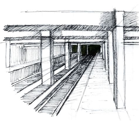 Edward Platt III Sketchbook: Subway Sketches