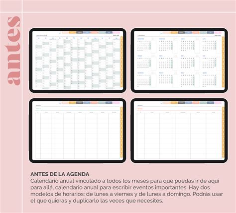 Creative Mindly Agenda Digital Ipad Y Android Semana Vista