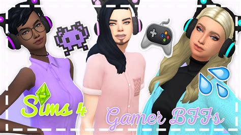 Sims 4 Gamer Bffs Cas Youtube