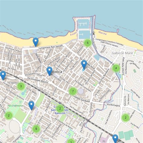 Mappa Parcheggi Di Cattolica Lombardo Geosystems