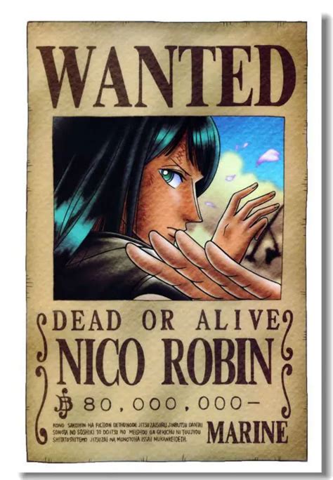 Poster Wanted One Piece Hd