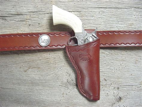 Cap Gun Holster Old West Leather Buckles Cowboy Holsters Custom