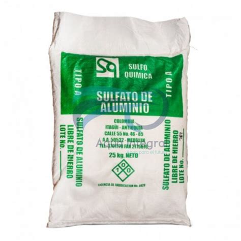 Sulfato De Aluminio Tipo A Liquido X Kg