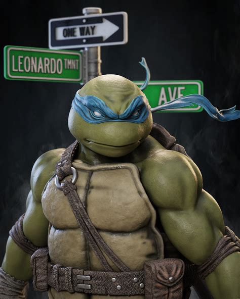 Artstation Leonardo Tmnt Statue