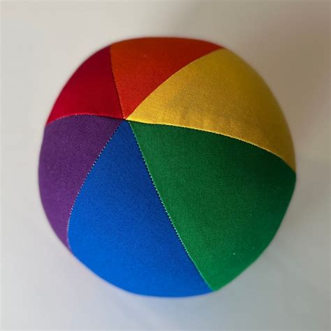 Primary Colors Rainbow Fabric Ball Cloth Ball Handmade Kids Toy