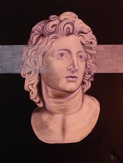 Portrait Of Alexander The Great Painting Portrait Portraiture Art