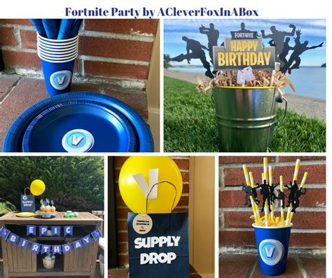 Fortnite Party By Acleverfoxinabox Birthday Wikii