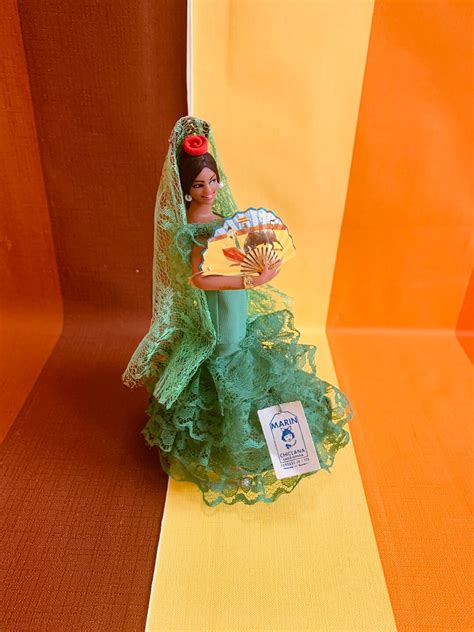 Vintage Marin Chiclana Spanisch Flamenco Female Dancer S Etsy