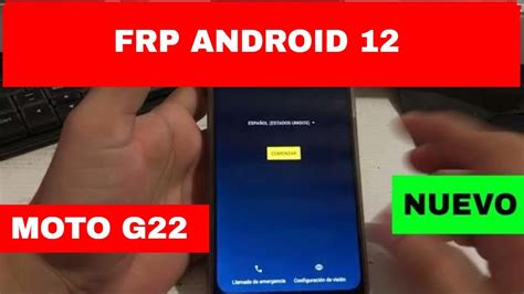 Frp Moto G22 Android 12 Youtube