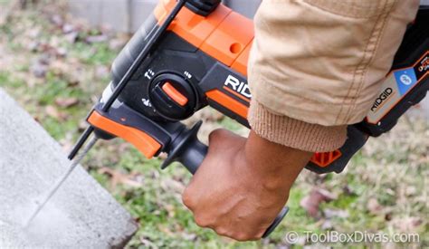 Review Of Ridgid Octane Brushless V In Sds Plus Rotary Hammer