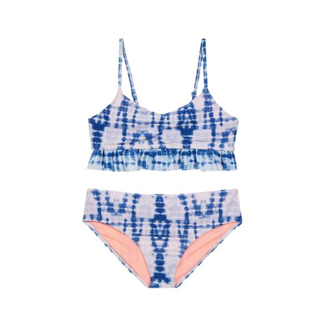 Ripley Teens Ni A Bikini Uv Vuelos Tie Dye Azul