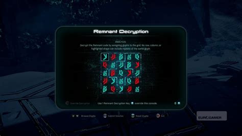 Mass Effect Andromeda Soluções dos puzzles de Decriptação das