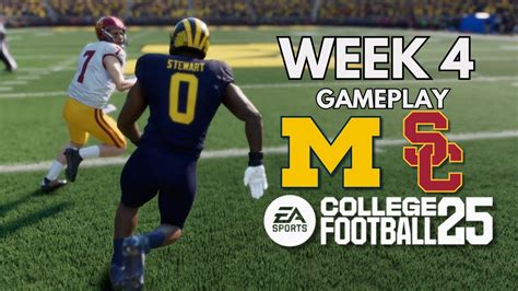 Usc Vs Michigan College Football 25 Full Game Simulation Youtube